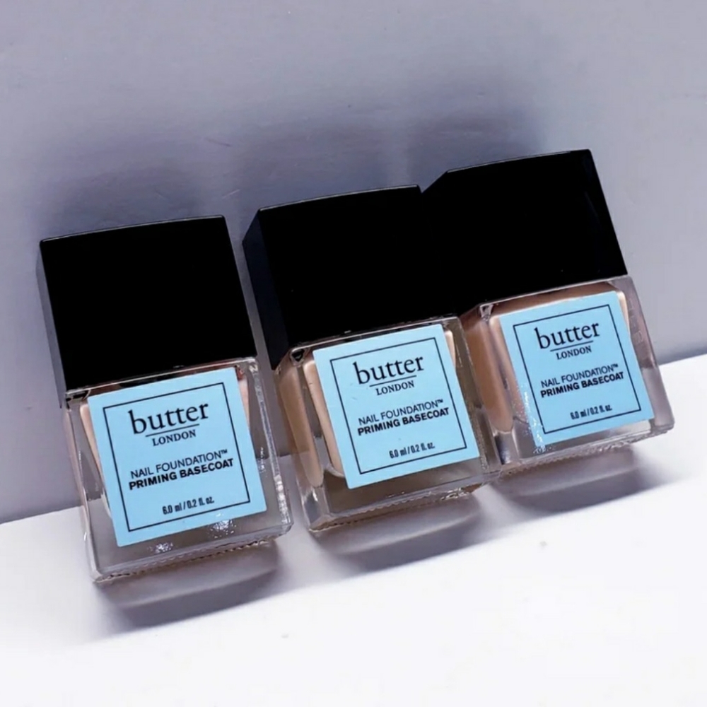 Butter London Nail Foundation Priming Basecoat 0.2 oz (3 pack)